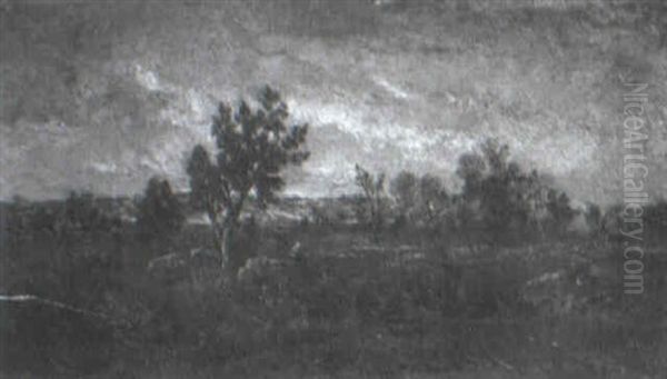 Figures In A Wooded Landscape - view 1