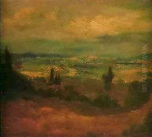 La Vallee De La Seine Et Paris Pris Des Hauteurs De Meudon