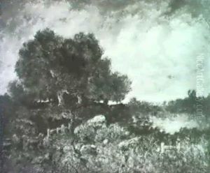 Im Wald Von Fontainebleau by Theodore Rousseau