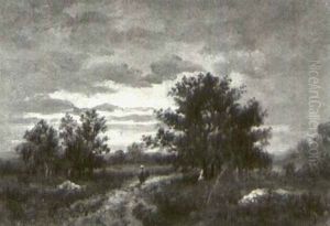 Twilight by Theodore Rousseau