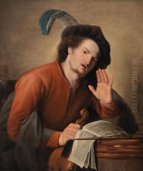 A Singing Violinist - view 1