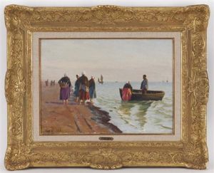 Pecheurs Sur La Plage