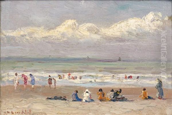 Baigneurs Sur La Plage - view 1