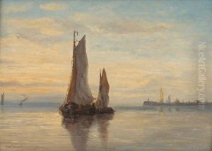 Coucher De Soleil Sur L'estuaire
