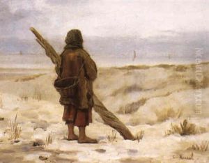 Pecheur Dans Les Dunes