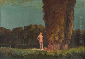 Faunes Au Clair De Lune by Ker Xavier Roussel