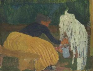 La Traite De La Chevre by Ker Xavier Roussel