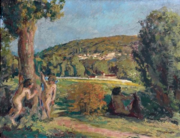 Enfants Jouant, La Douceur De Vivre - view 1