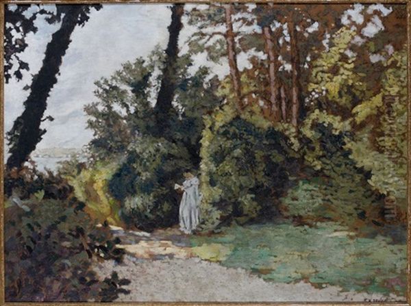 Muse Au Bord Du Chemin Et Etude (recto-verso) - view 1