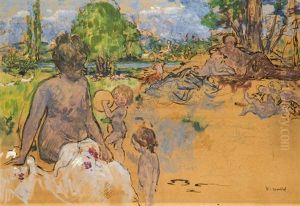 Bacchanale (study) by Ker Xavier Roussel