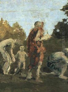 Danse De Faunes Dans La Foret by Ker Xavier Roussel