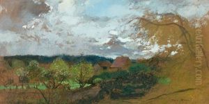 Le Jardin A L'etang-la-ville by Pierre Roussel