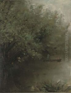 Boating On The River by Theodore Casimir Roussel