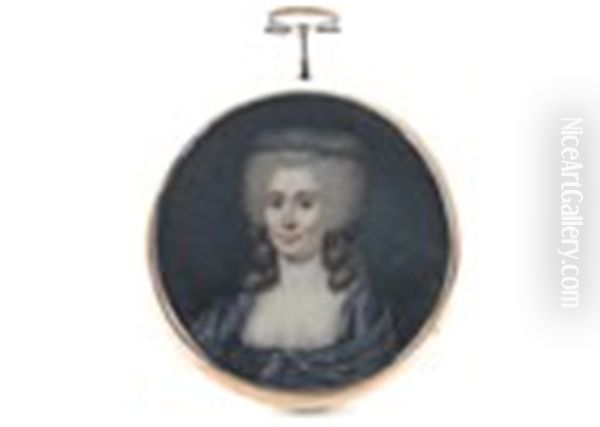 Portrait Miniature Of La Comtesse De Bloud Nee Comtesse De Launay - view 1