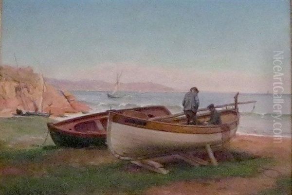 Barques Dans La Baie De Cannes - view 1