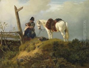 Der Kameradendienst. Ein Soldat Versorgt Die Wunde Eines Gefahrten Auf Freiem Feld