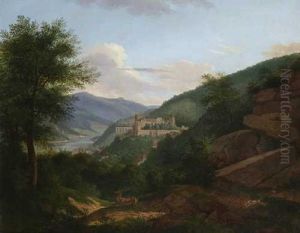 Heidelberg by Jakob Wilhelm Christian Roux