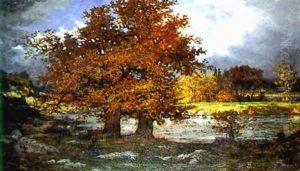Coup De Lumiere Au Bord De La Riviere by Paul Louis Joseph Roux
