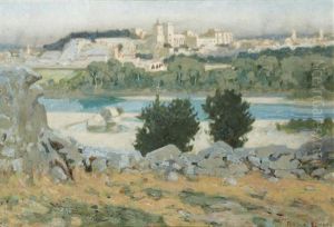 Avignon by Antonin Marius Auguste Roux-Renard