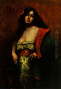 Femme Fatale by Antonin Marius Auguste Roux-Renard
