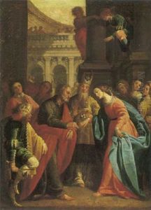 Sposalizio Della Vergine by Giovanni Battista della Rovere