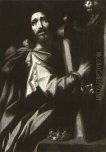David Playing The Harp