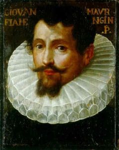 Portrait Of The Artist In Black Costume With White Ruff
