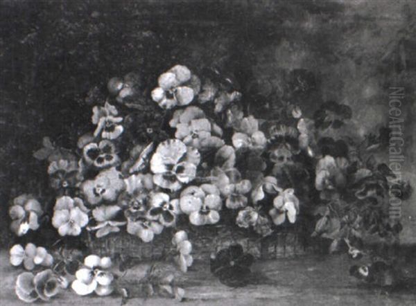 Basket Of Pansies - view 1