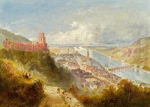Blick Auf Heidelberg by Thomas Charles Leeson Rowbotham