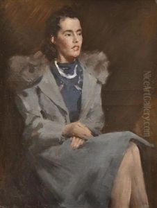Portrait Of Ida Robertson by William Nicholas Rowell