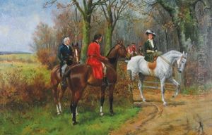 Break From The Hunt by George Derville Rowlandson