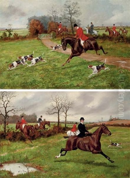 On The Scent (+ Clearing The Hedge; Pair) - view 1