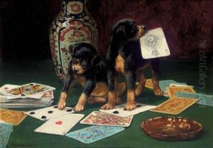 A Pack Of Cards by George Derville Rowlandson