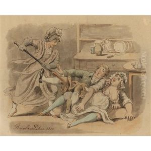 A Scorned Couple by Thomas Rowlandson