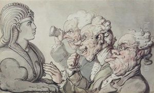 The Antiquaries by Thomas Rowlandson