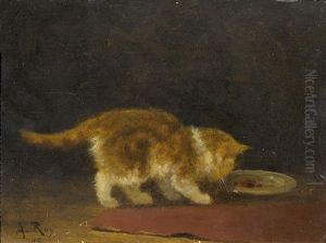 Katzchen Am Teller by Aimee Roy