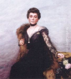 Portrat Einer Eleganten Dame by Giovanni Roy