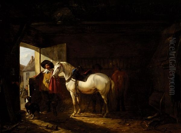 Stable-interior - view 1
