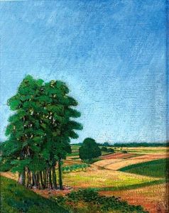 Paysage De Plaine by Louis Roy