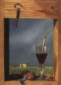 Nature Morte Au Verre by Pierre Roy