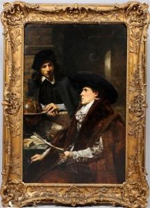 Les Savants by Ferdinand Victor Leon Roybet