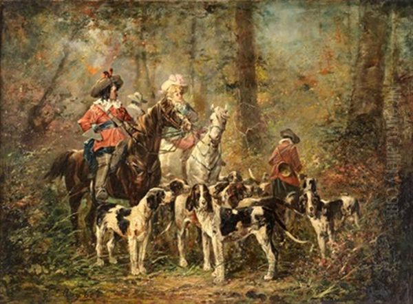 Chasse A Courre Sous Louis Xiii - view 1