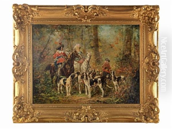 Chasse A Cour Sous Louis Xiii - view 1