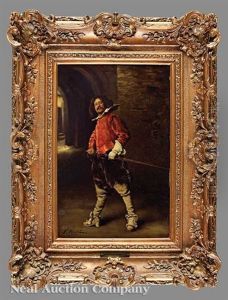 Cavalier Drawing His Sword