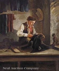 A Young Cobbler (+ A Tailor At Work; 2 Works)