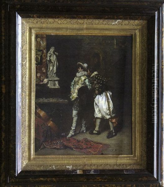 Gentilhommes Dans Un Interieur - view 1