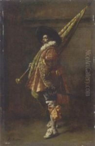 The Flag Bearer by Ferdinand Victor Leon Roybet