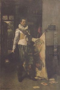 Le Porte-etendard by Ferdinand Victor Leon Roybet