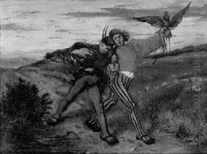 Les Fauconniers by Ferdinand Victor Leon Roybet