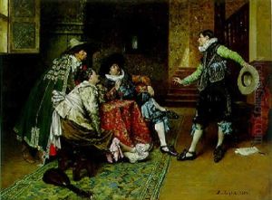 The Comedian Before The Musketeers by Ferdinand Victor Leon Roybet